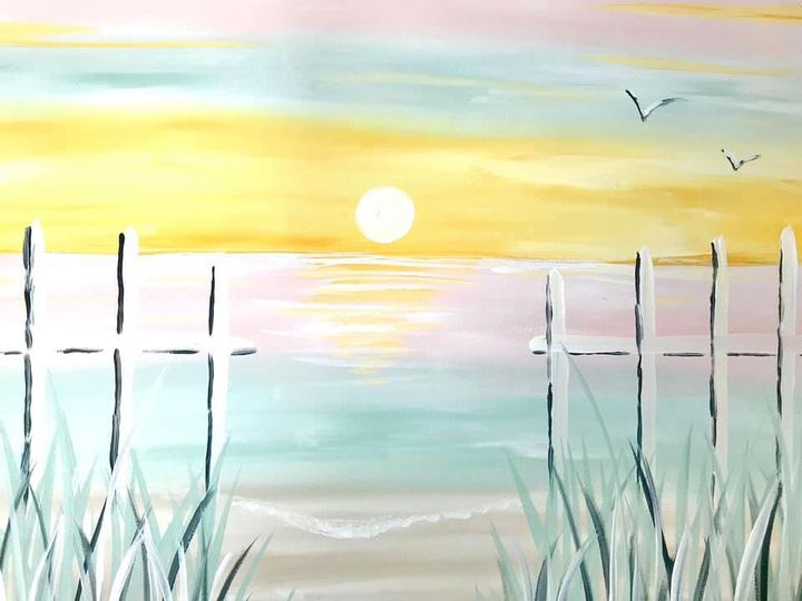 Ocean Sunset Paint Kit