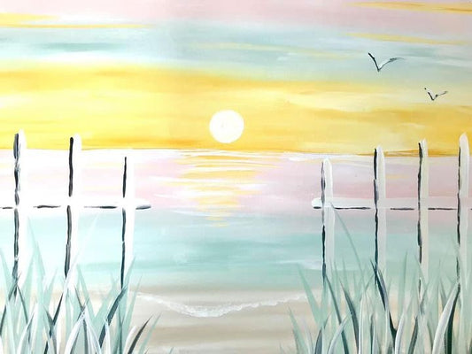 Ocean Sunset Acrylic Paint Kit