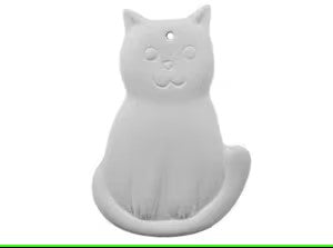 Sassy Cat Ornament Ceramic