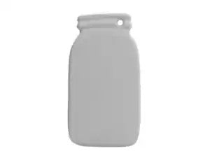Mason Jar Ornament Ceramic