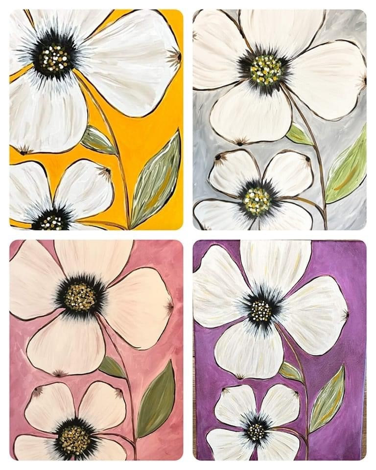 Dogwood Flower Paint Kit