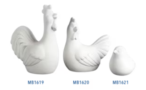 PAINT IN STUDIO –Charley Chick Ceramic-Paint in our Studio on the Hill!