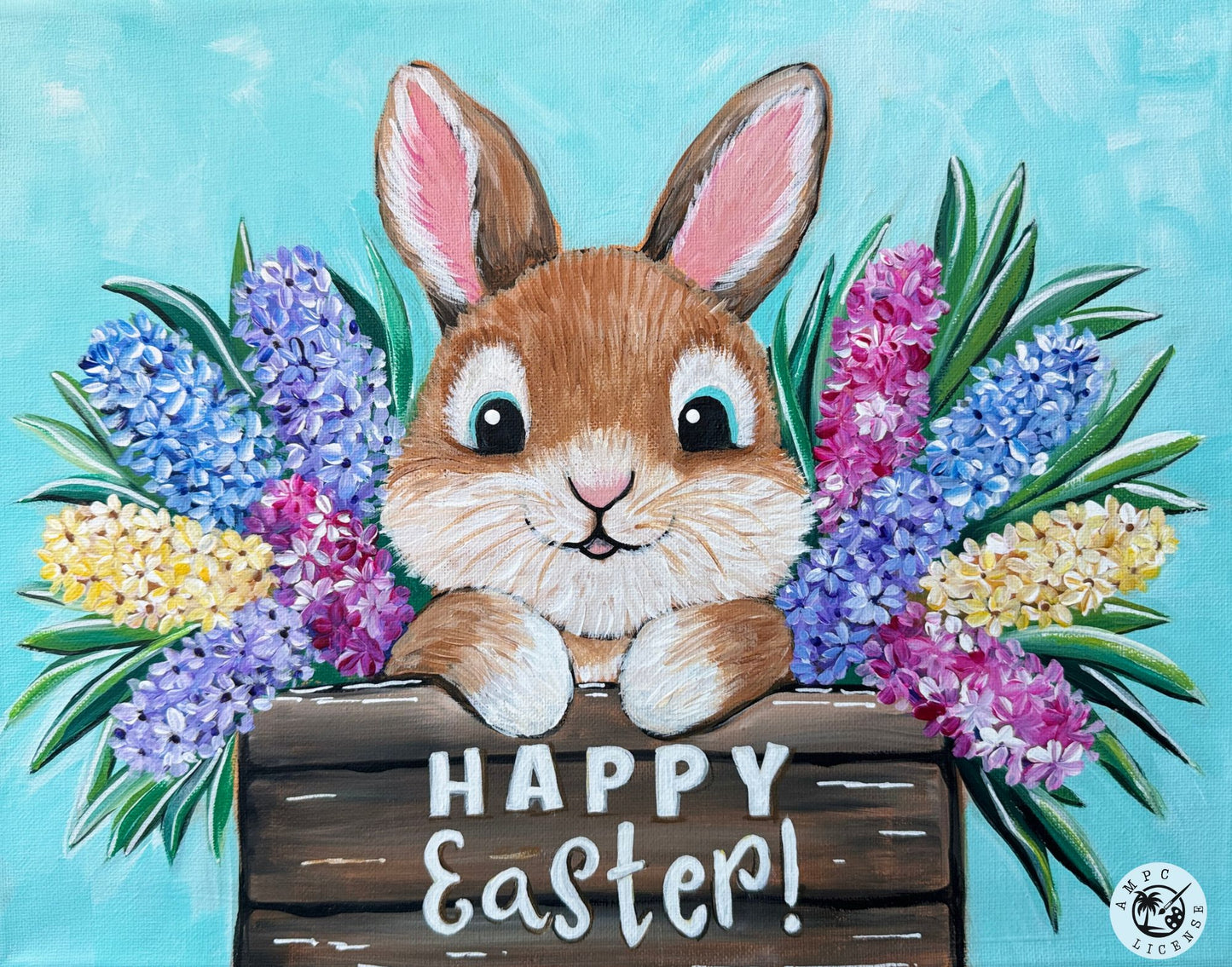 Bunny Blooms Acrylic Paint Kit
