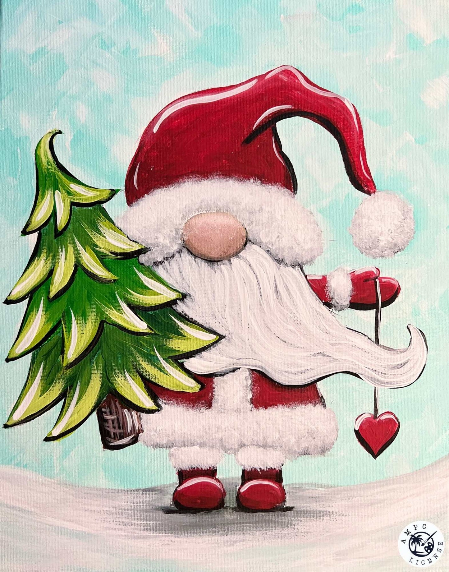 Christmas Tree Gnome Paint Kit