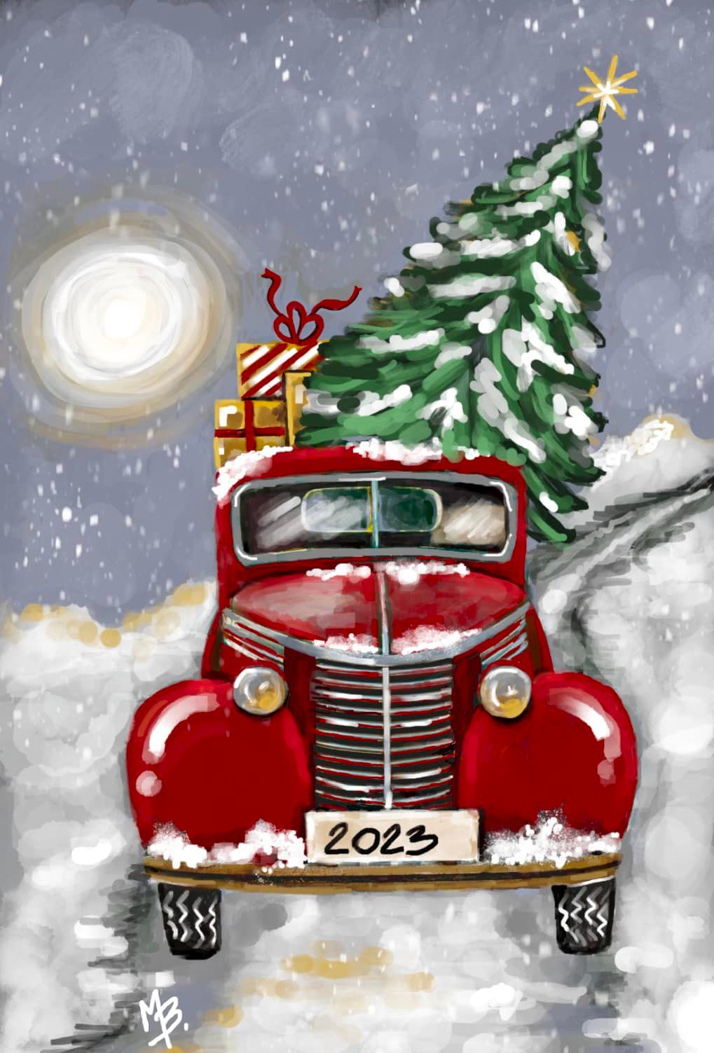 Dashing Through the Snow Paint Kit