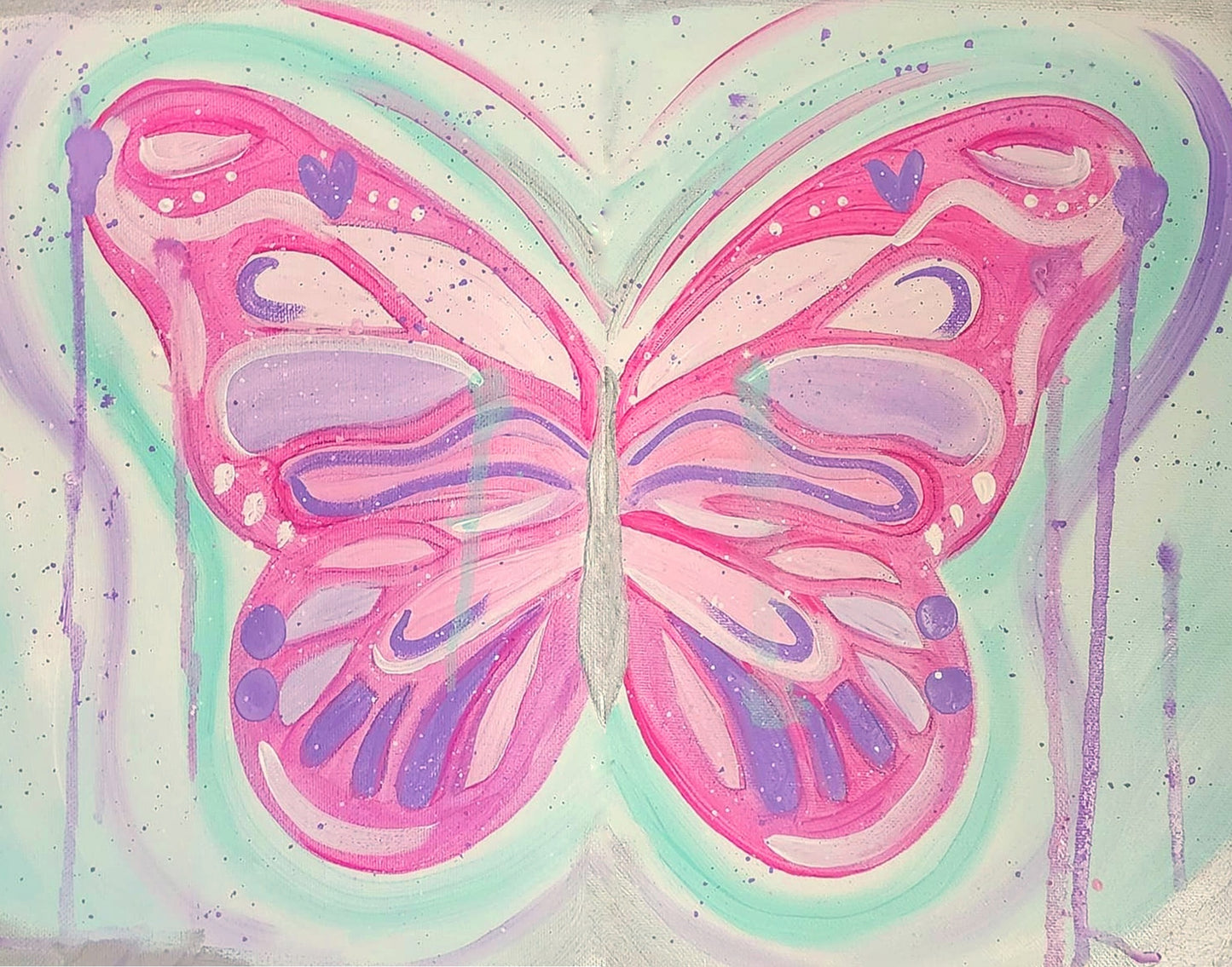Drip Butterfly Acrylic Paint Kit