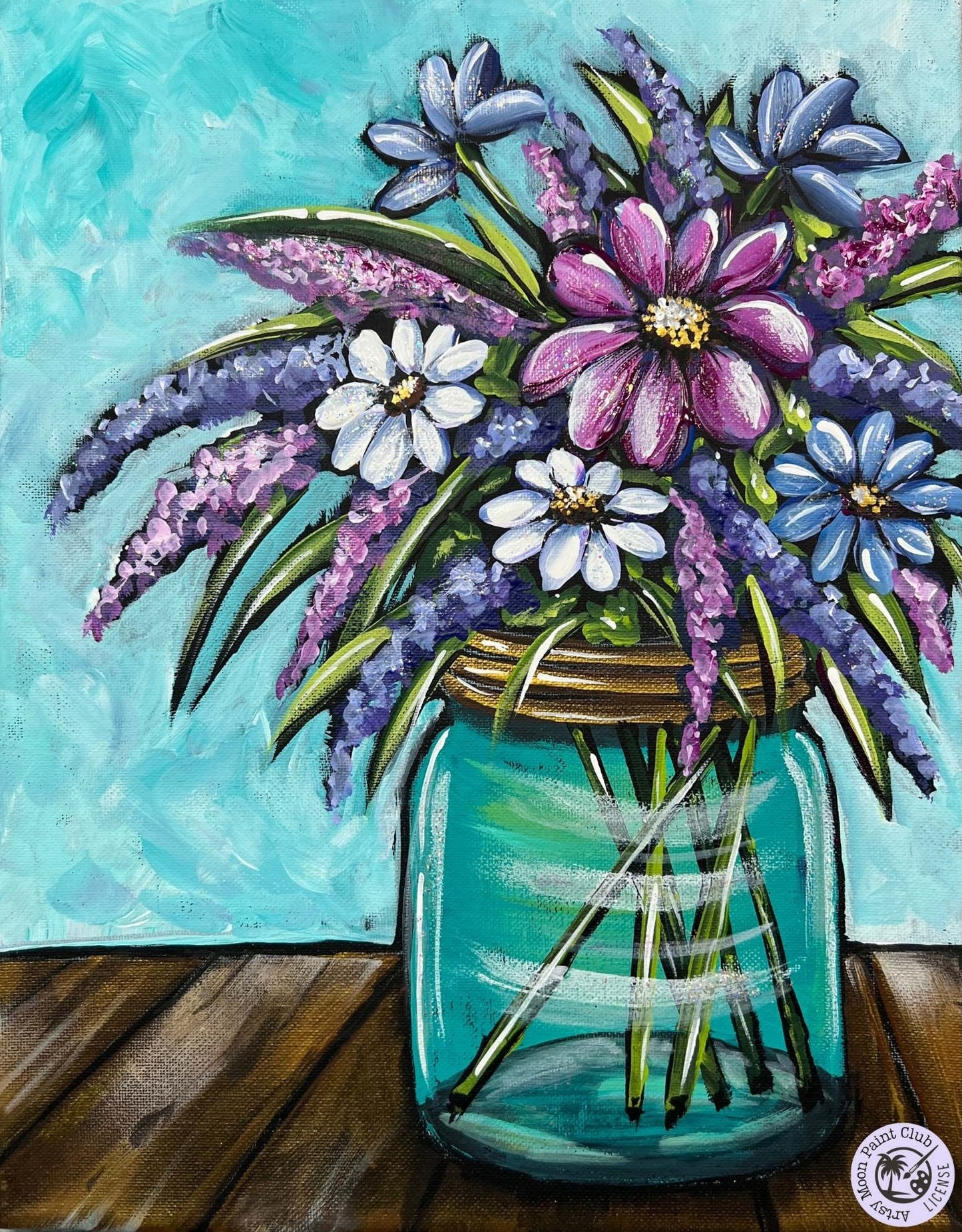 Farmhouse Flowers Paint Kit
