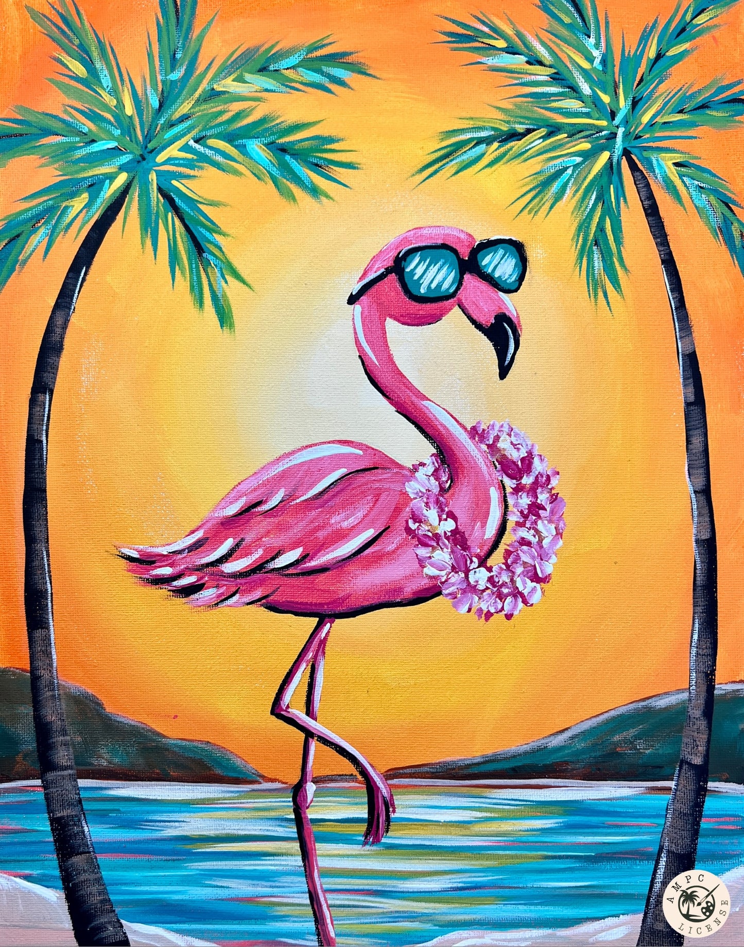 Flamingo Frolic Paint Kit
