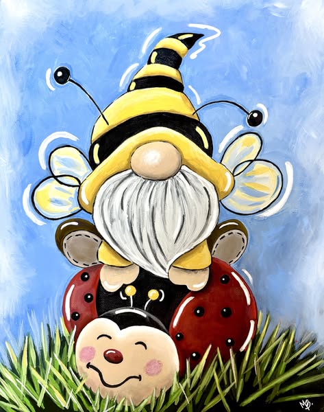 Hap Bee Days Paint Kit