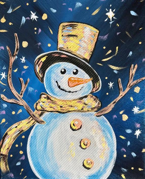 Snowman Paint Kit