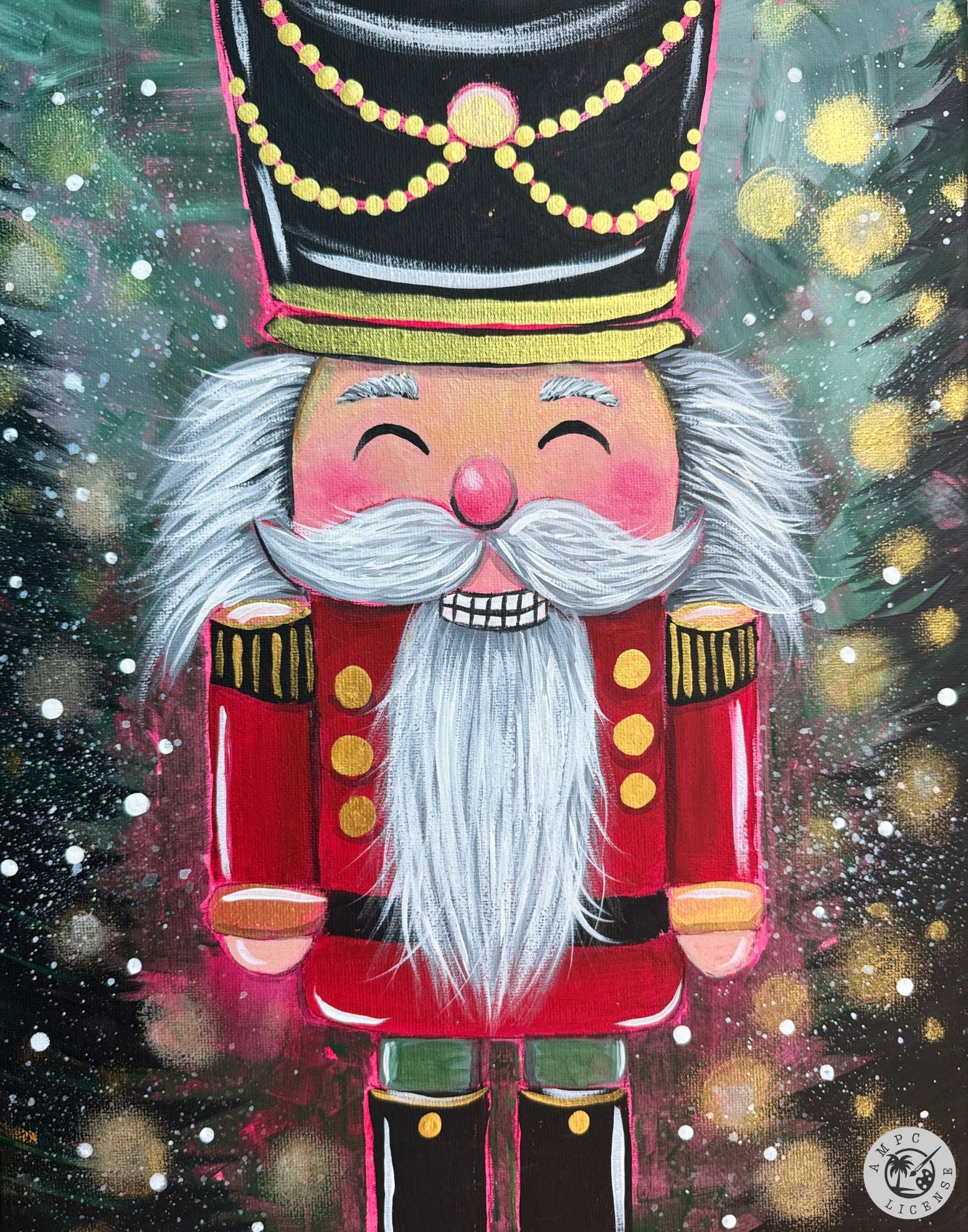 Nutcracker Acrylic Painting