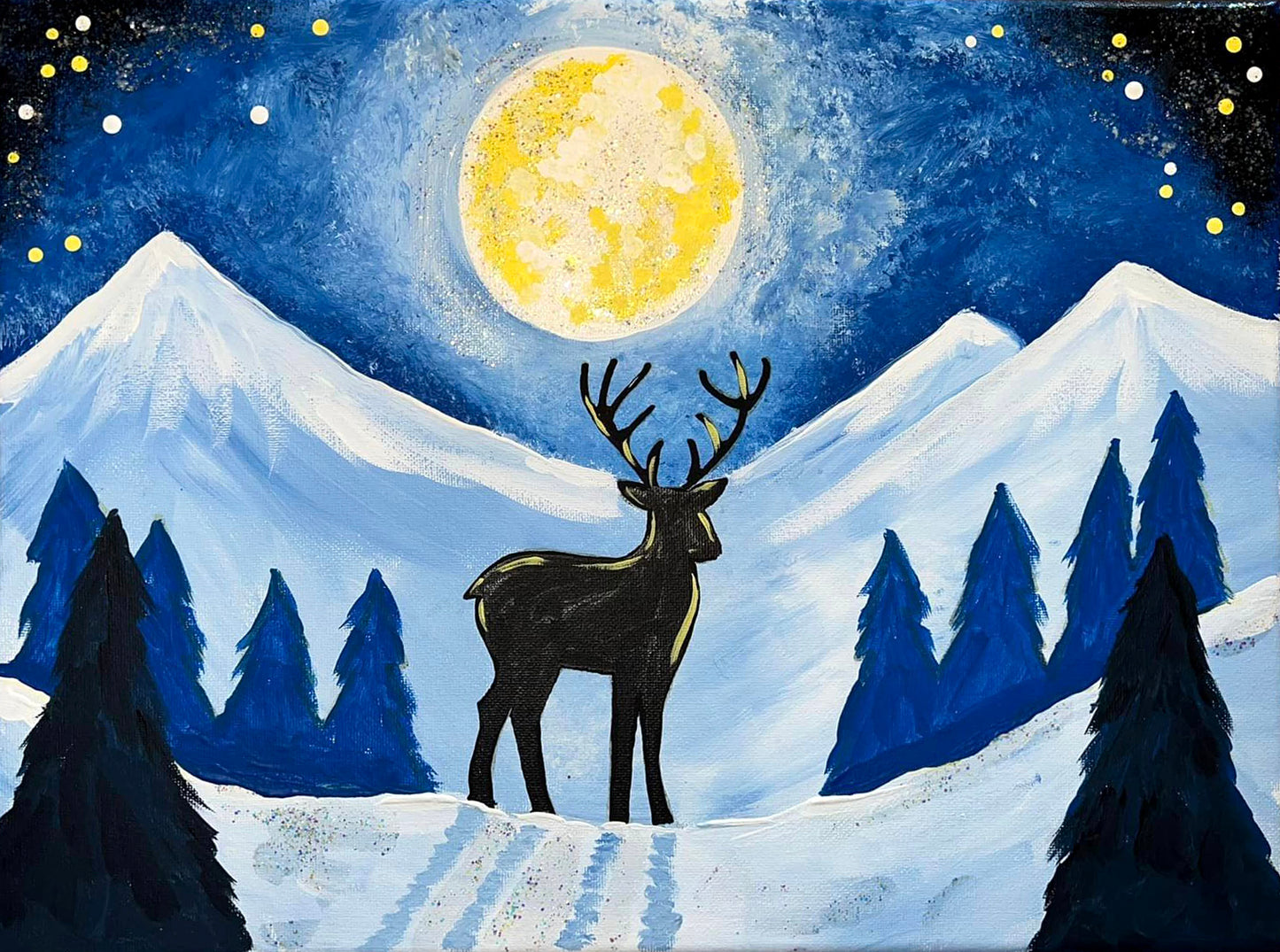Moonlight Deer Paint Kit