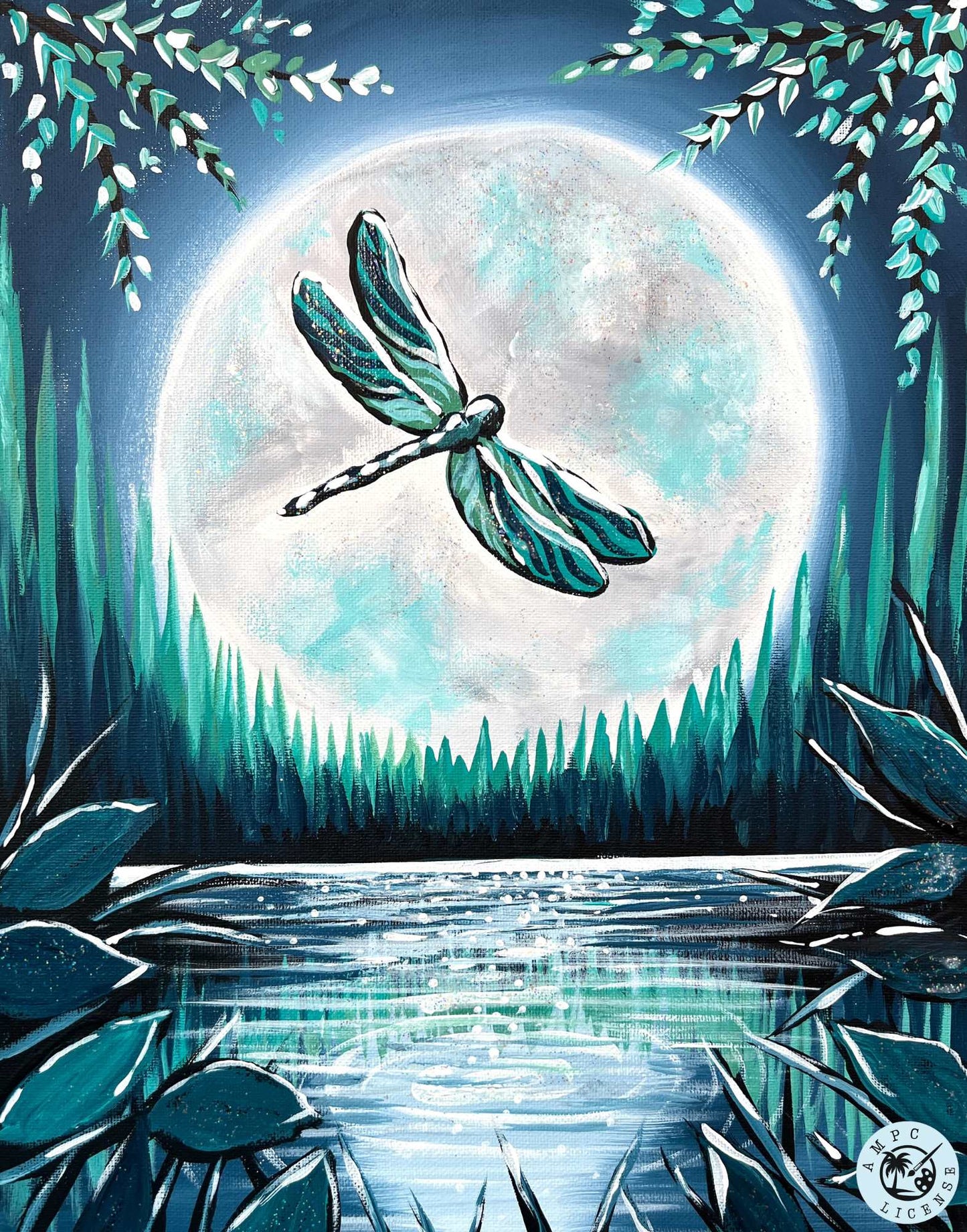 Moonlight Dragonfly Paint Kit