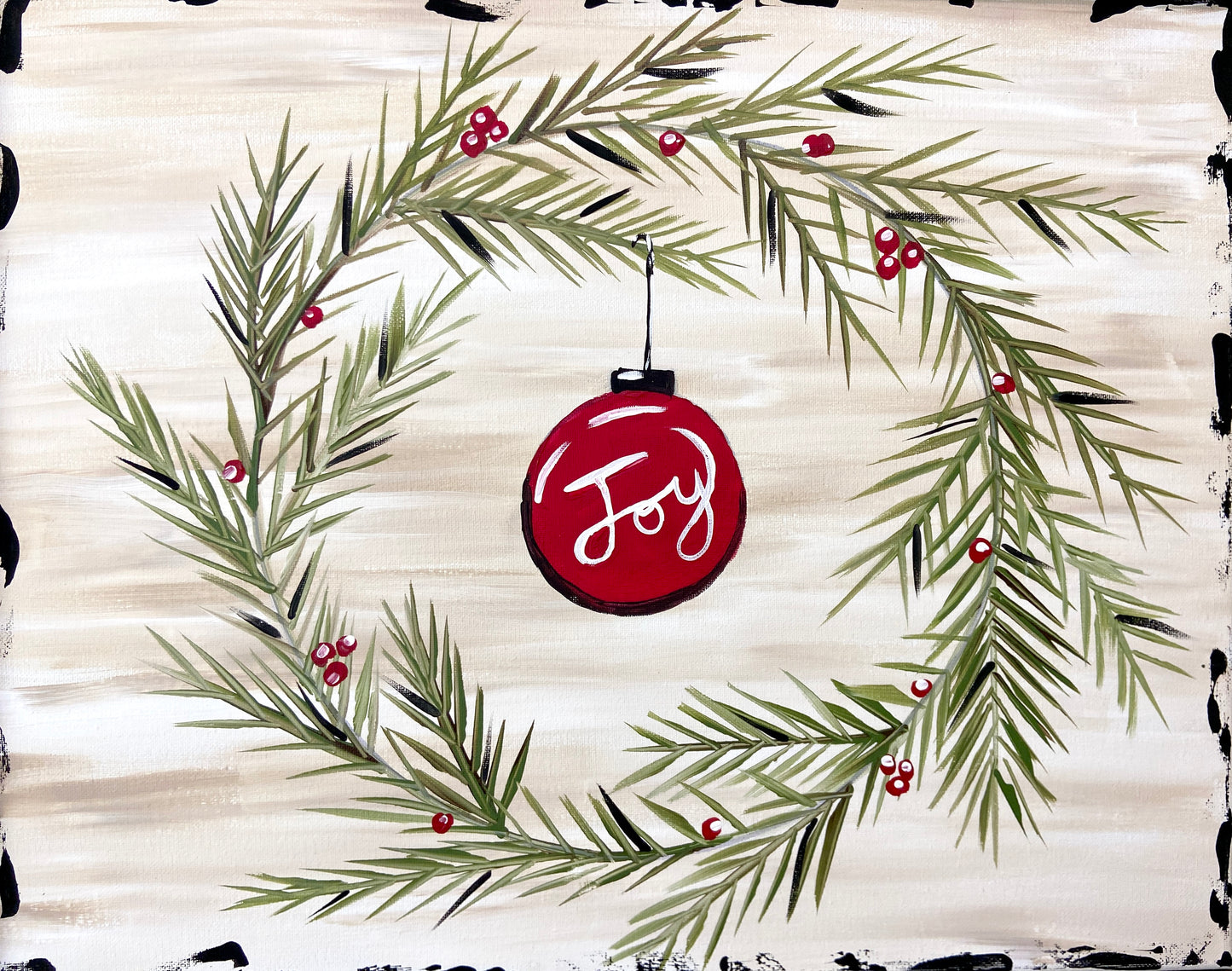 Ornament in Wreath Paint Kit