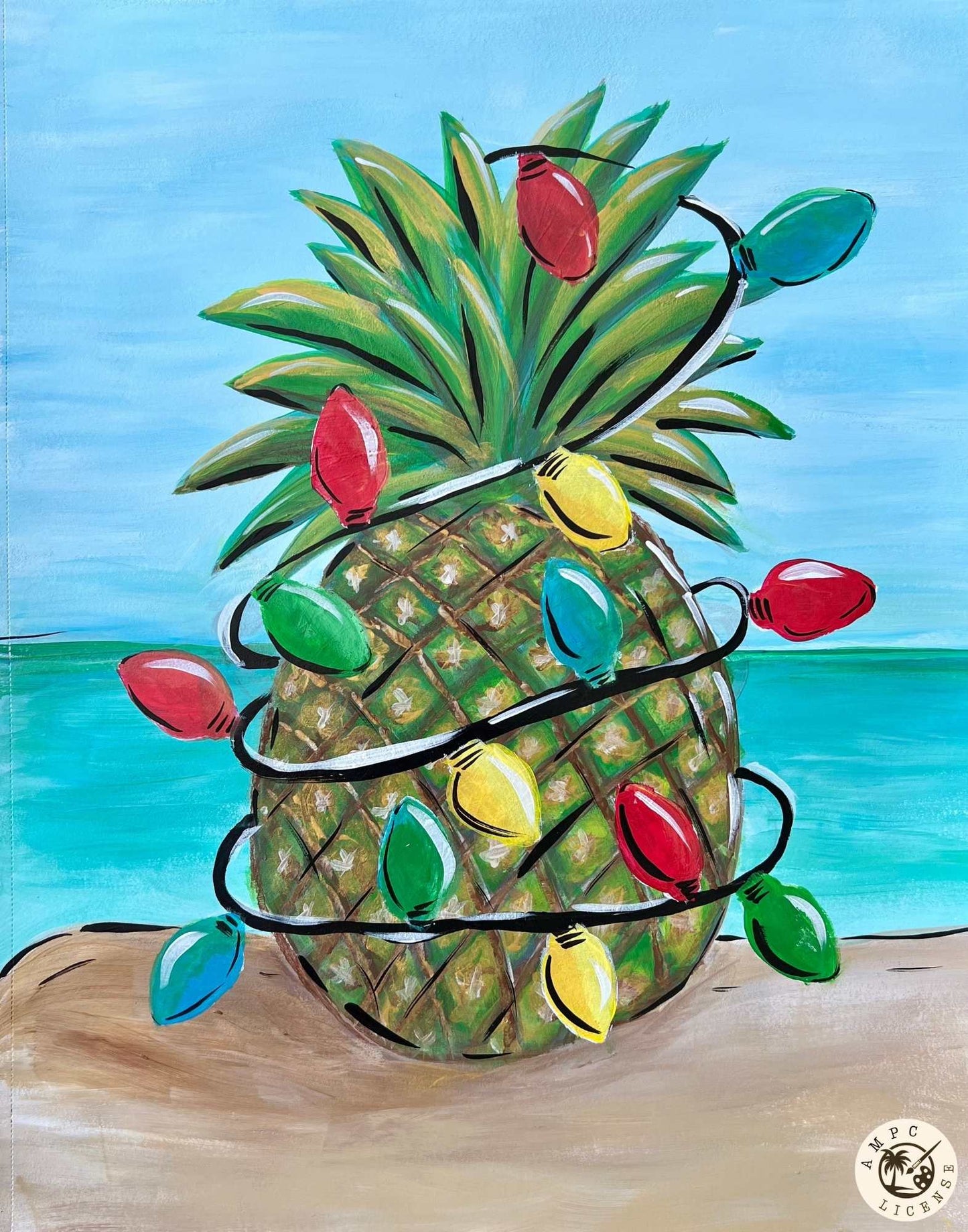 Pineapple in Paradise Paint Kit