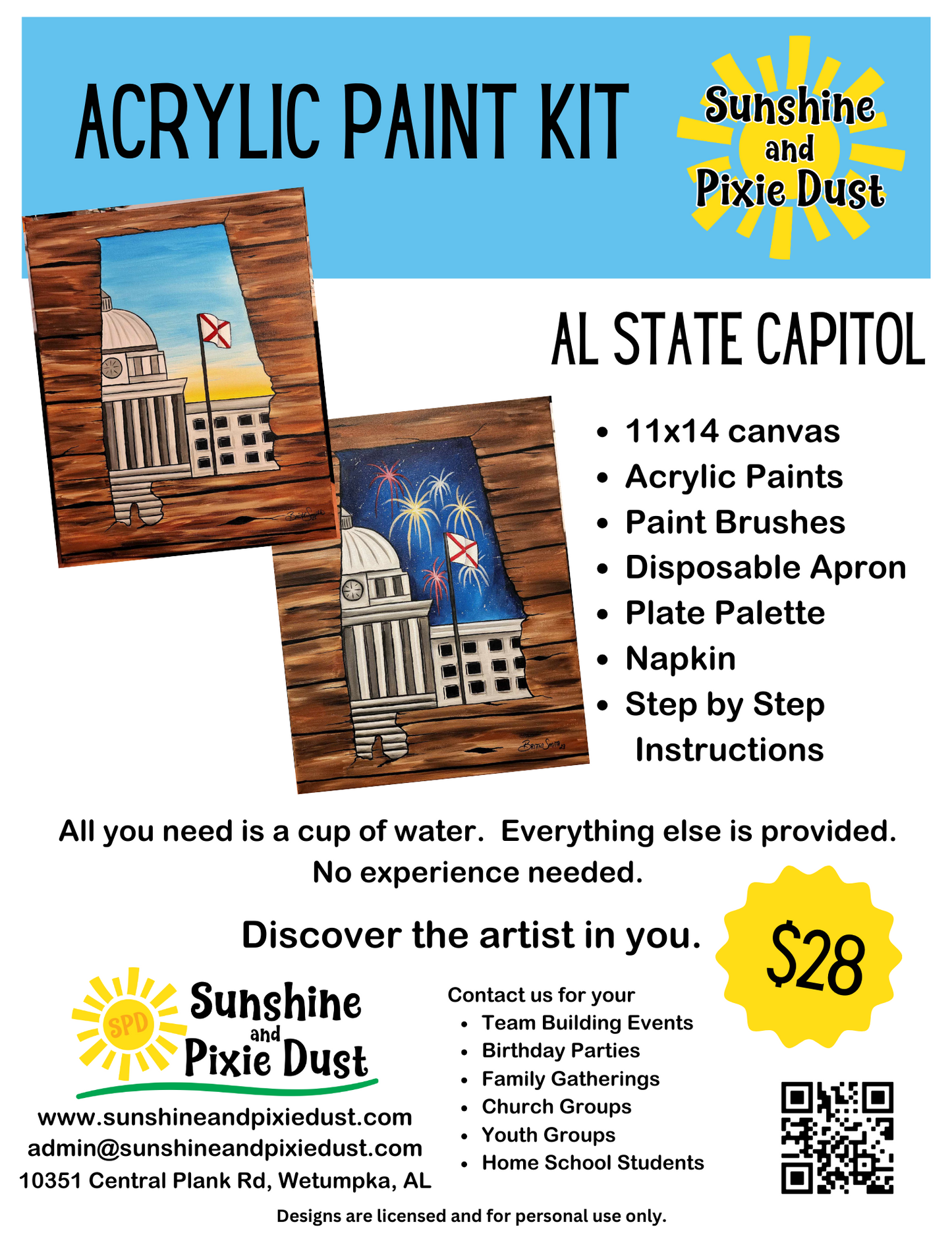 AL State Capitol Paint Kit