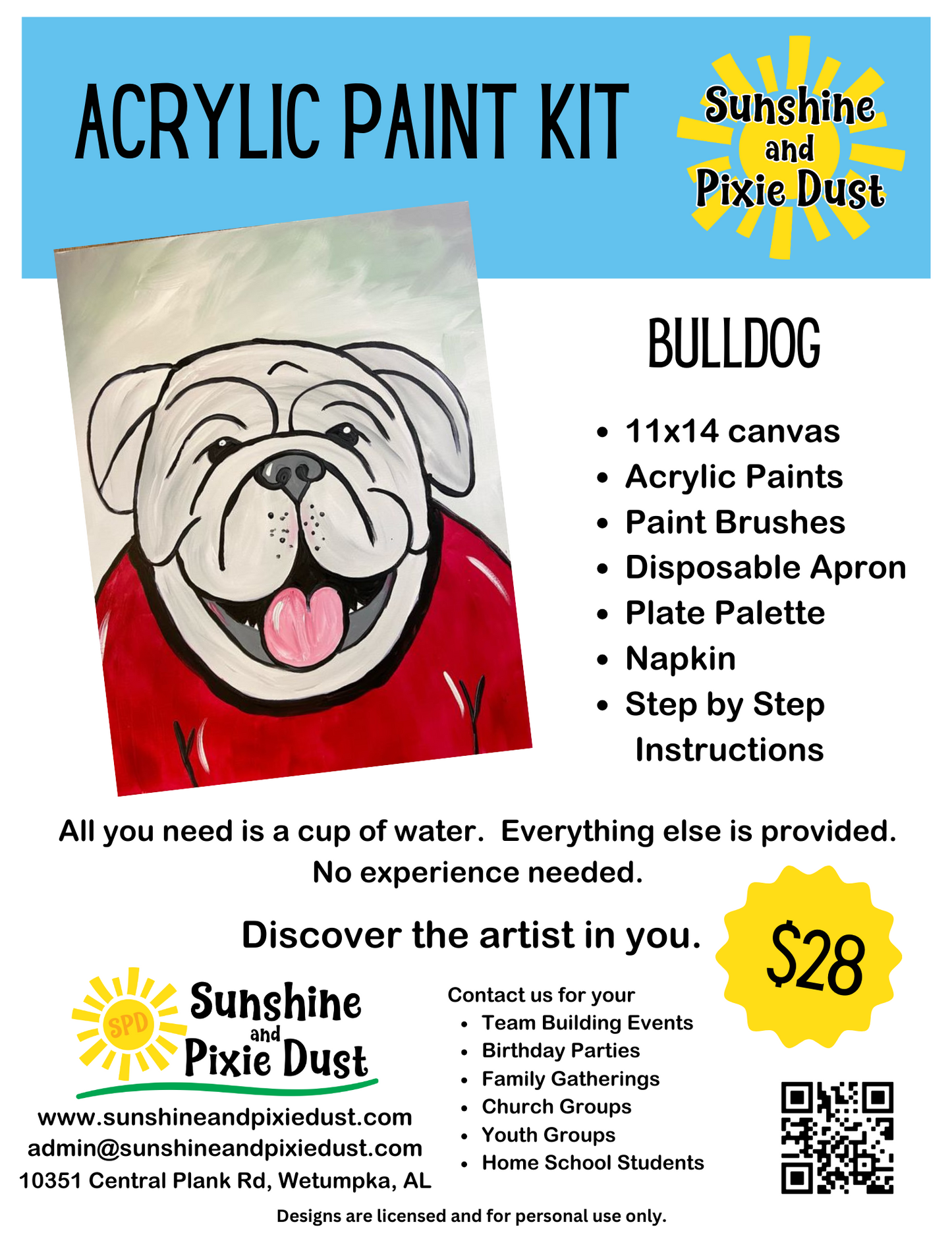 Bulldog Paint Kit