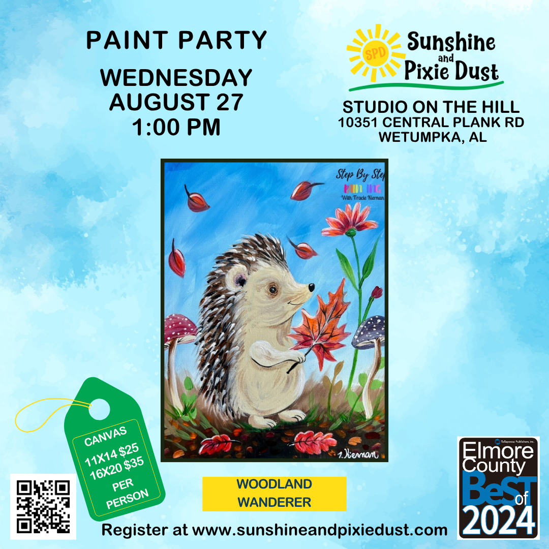 08/27/2025 PM 01:00 Paint Party (SPD Studio)