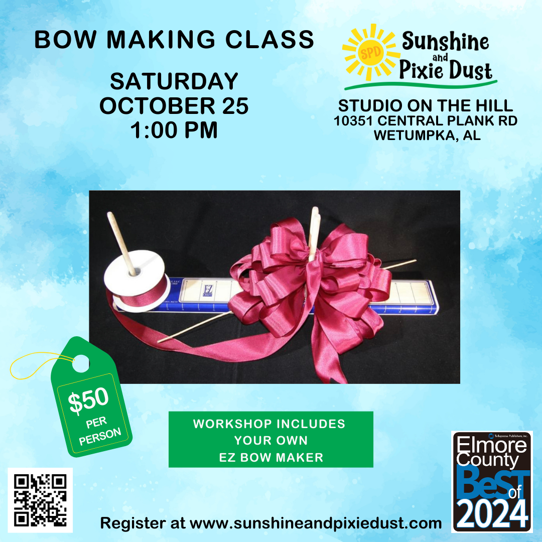 10/25/2025 PM 01:00 Bow Making Class (SPD Studio)