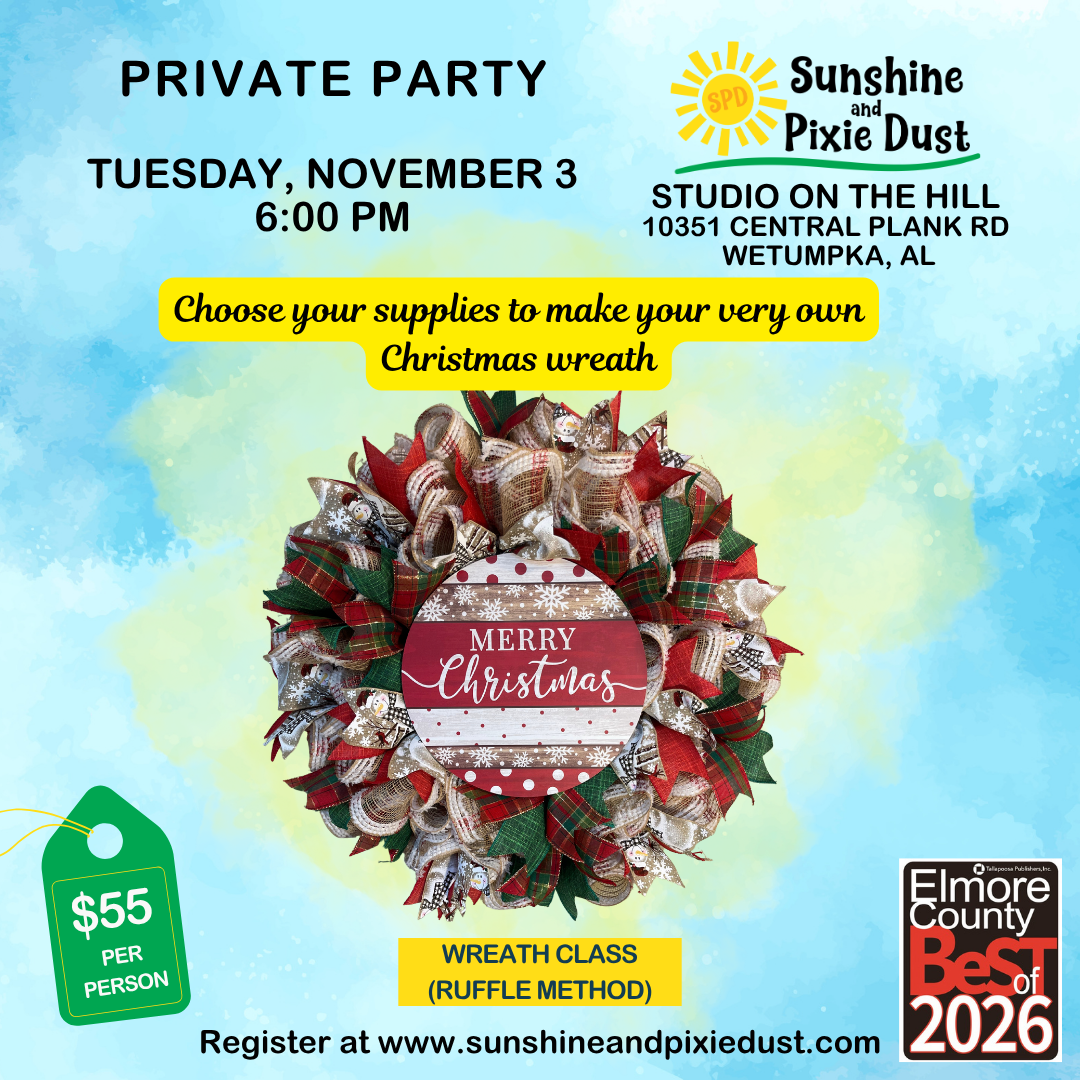11/03/2026 PM 06:00 Private Party Wreath Class