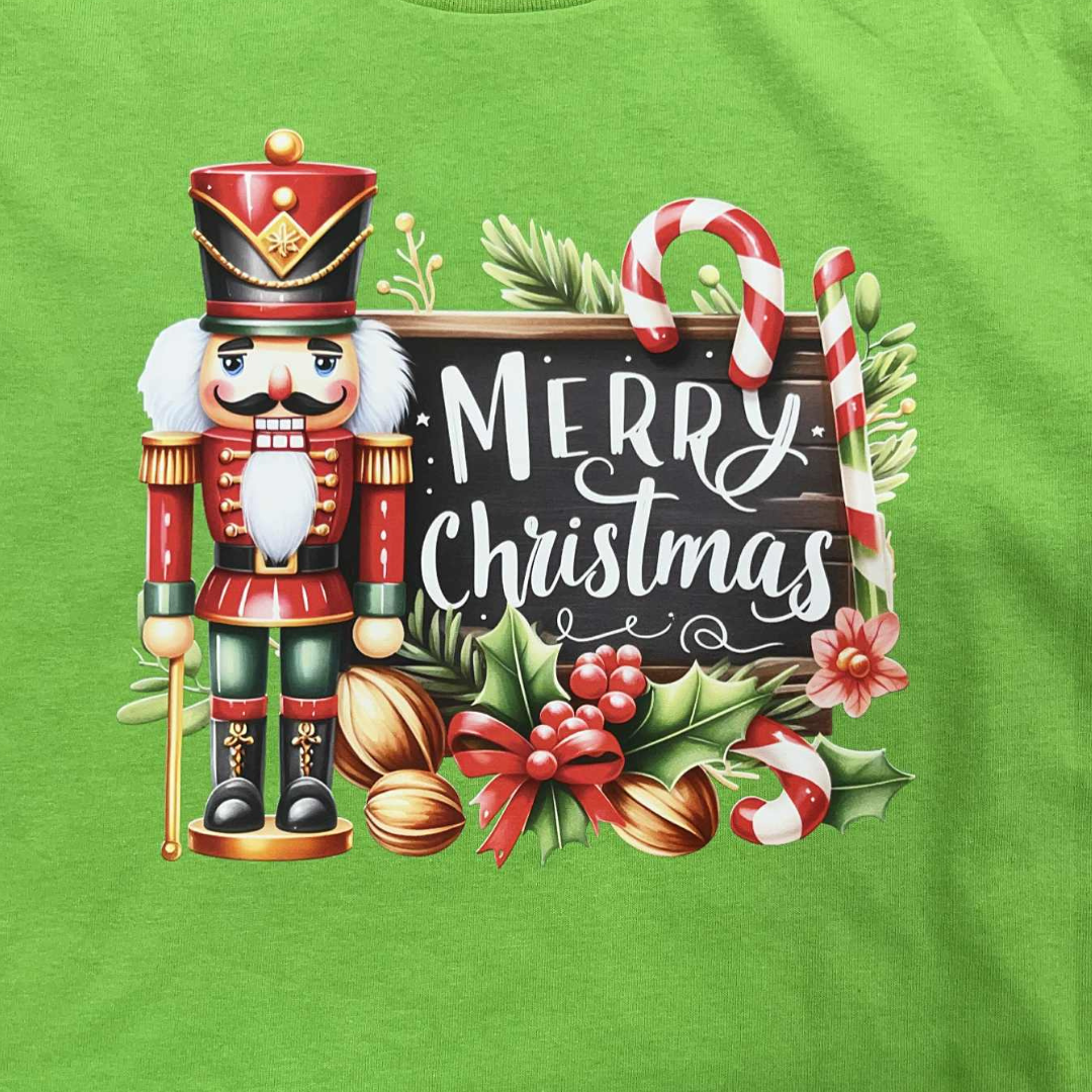 Merry Christmas Nutcracker Shirt | Festive Christmas Graphic Tee | Holiday Nutcracker Shirt | Cheerful Christmas T-Shirt
