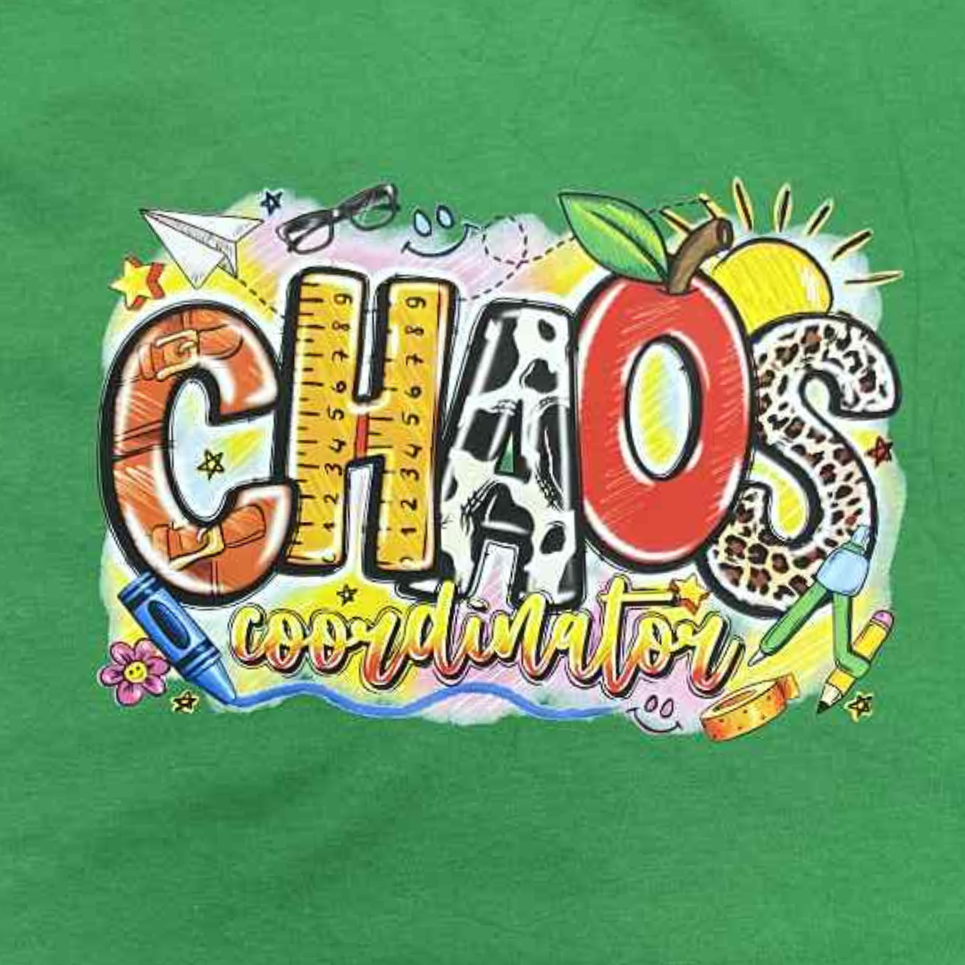 Chaos Coordinator Teacher T-Shirt, Heavy Cotton, Unisex Fit