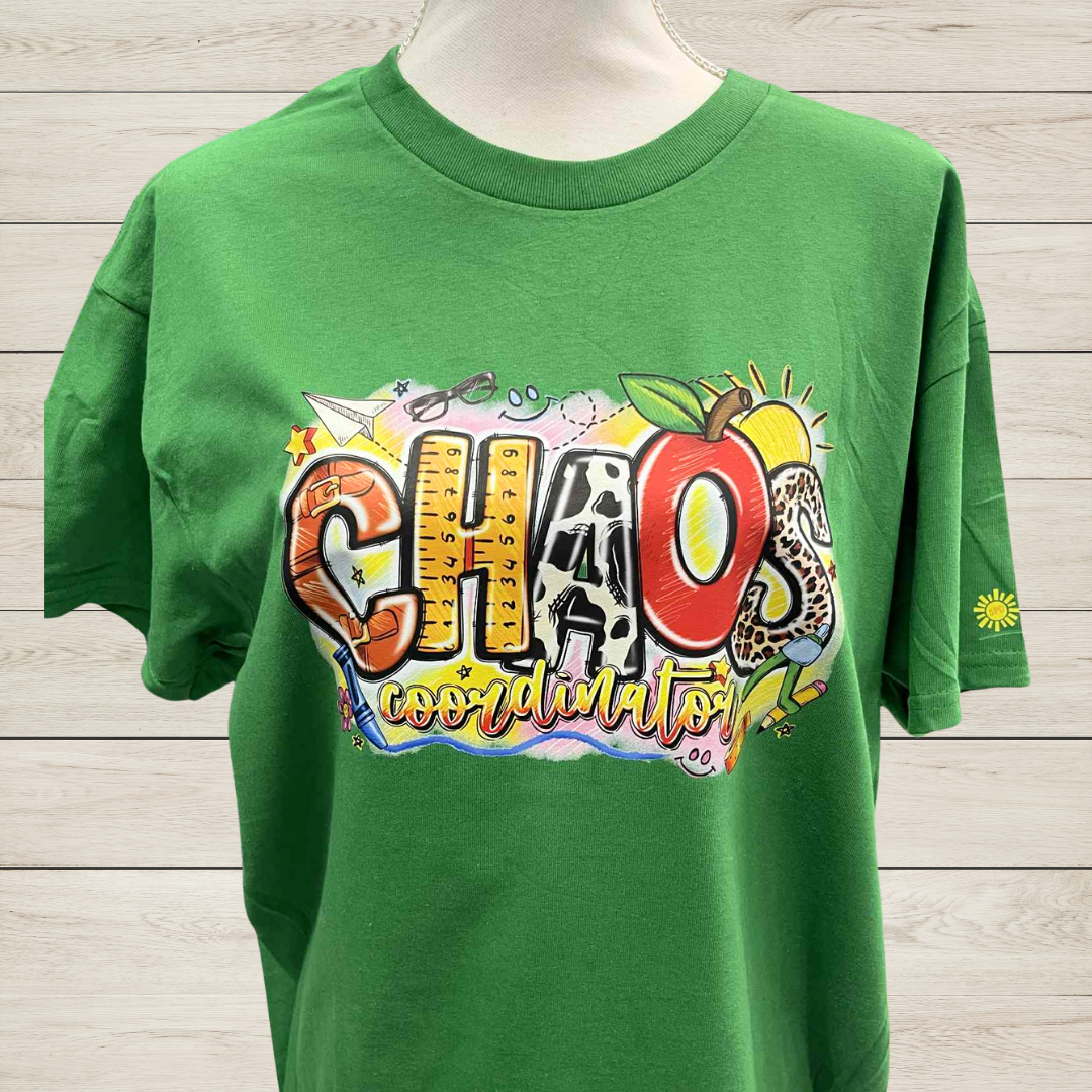 Chaos Coordinator Teacher T-Shirt, Heavy Cotton, Unisex Fit