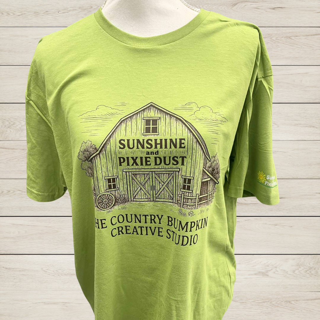 The Country Bumpkin Creative Studio Shirt | Southern Graphic Tee | Sunshine and Pixie Dust Merch | Small Business Support T-Shirt | Unisex Gildan Softstyle