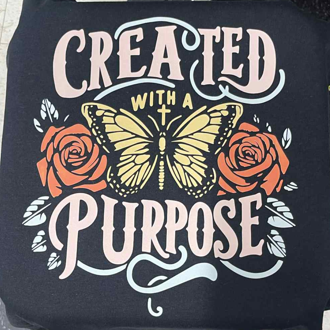 Created with a Purpose T-Shirt, Heavy Cotton, Unisex Fit