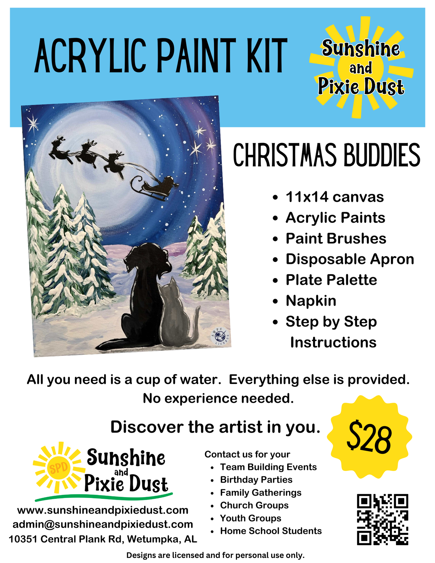 Christmas Buddies Paint Kit