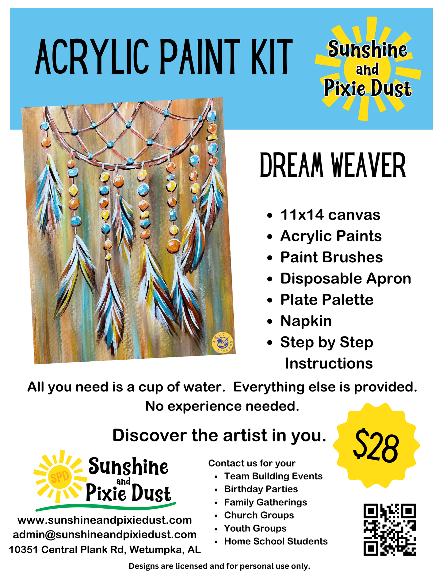 Dream Weaver Paint Kit