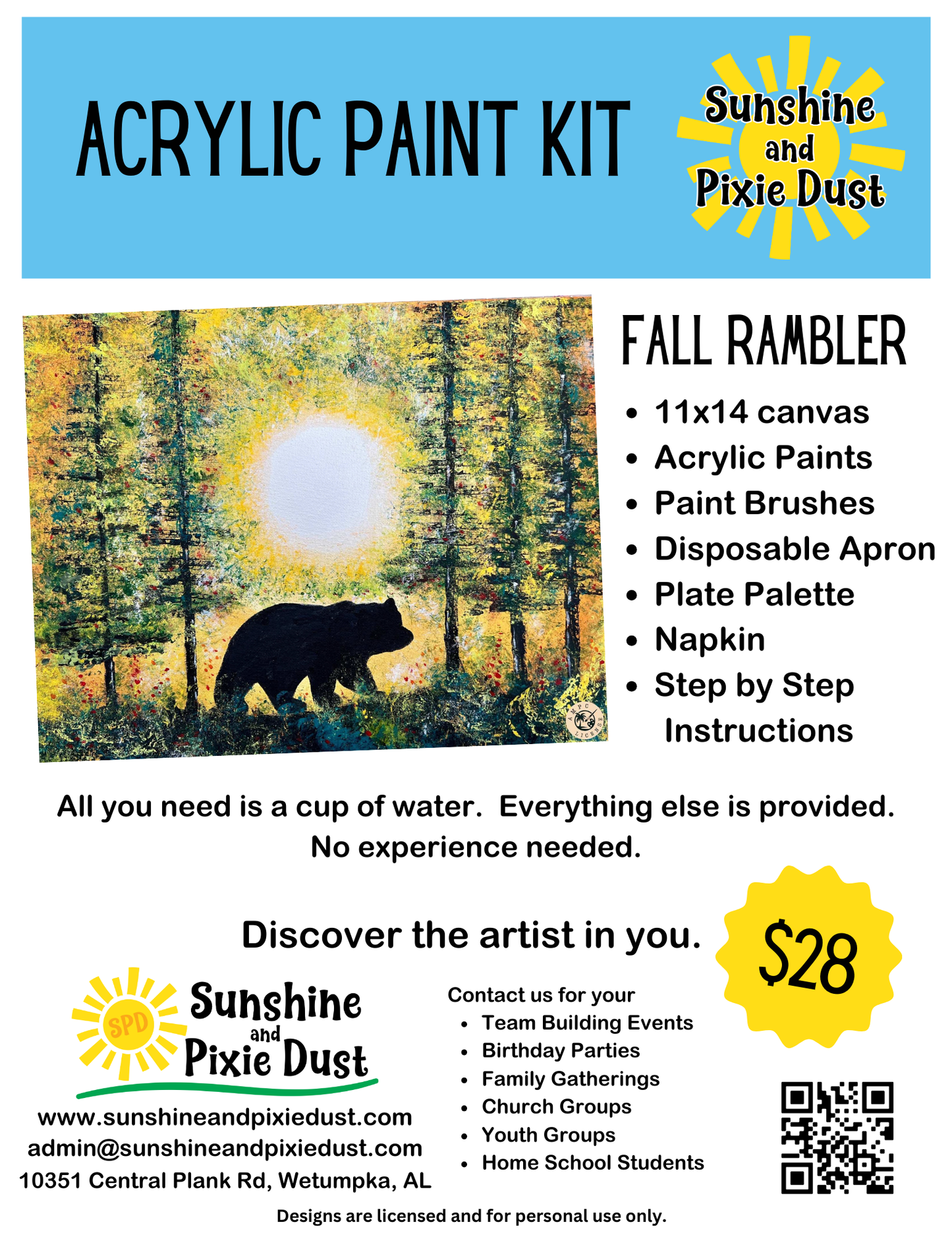 Fall Rambler Paint Kit