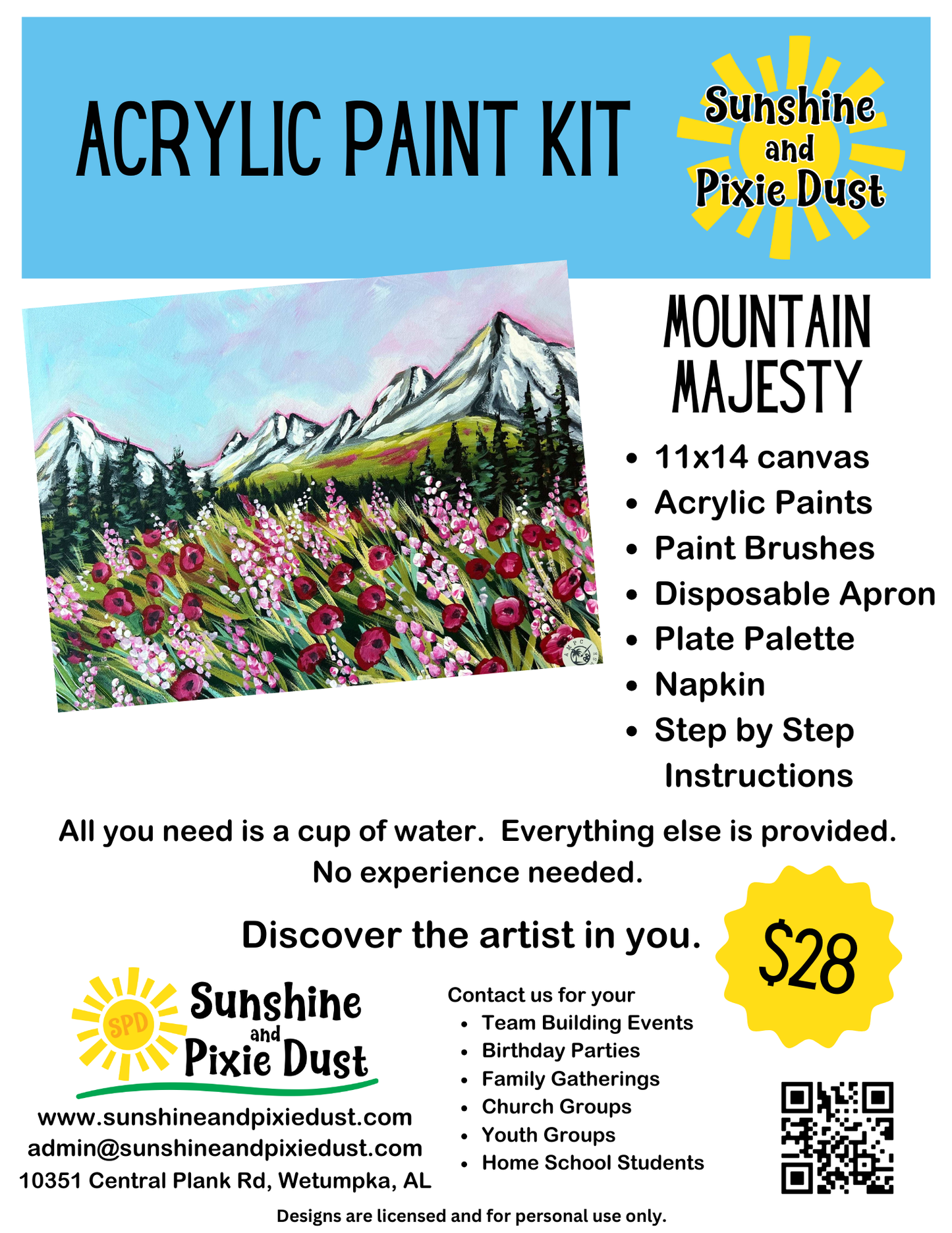 Mountain Majesty Paint Kit