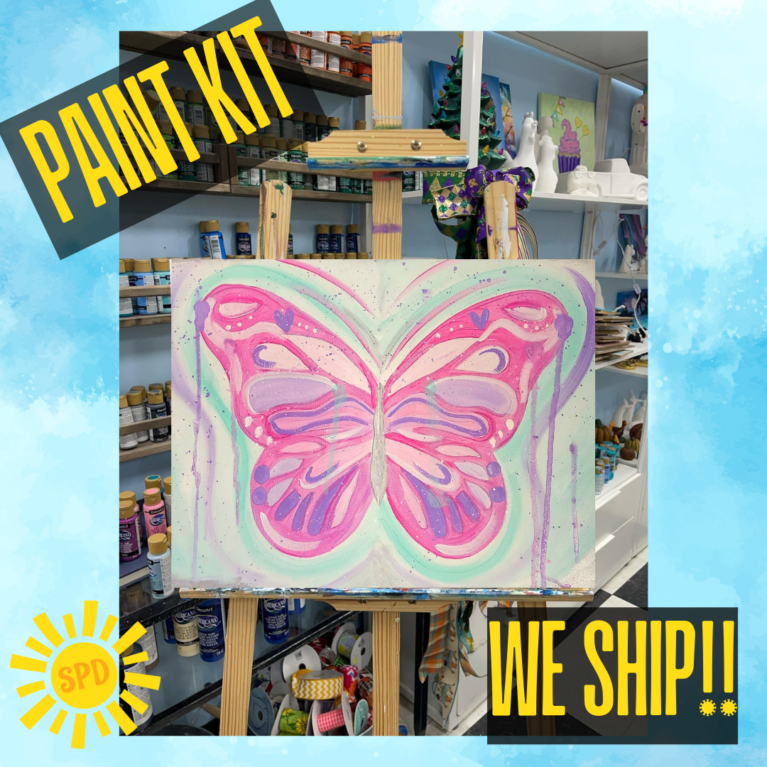 Drip Butterfly Acrylic Paint Kit