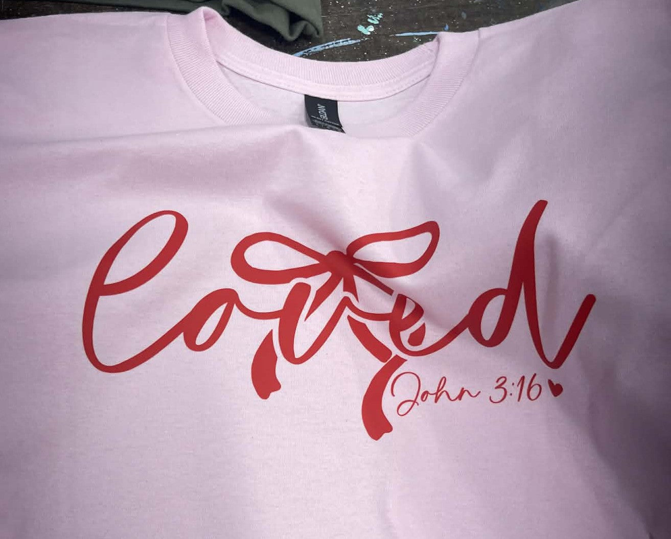 Loved John 3:16 T-Shirt | Faith-Based Scripture Tee | Inspirational Christian Apparel | Religious Encouragement Shirt