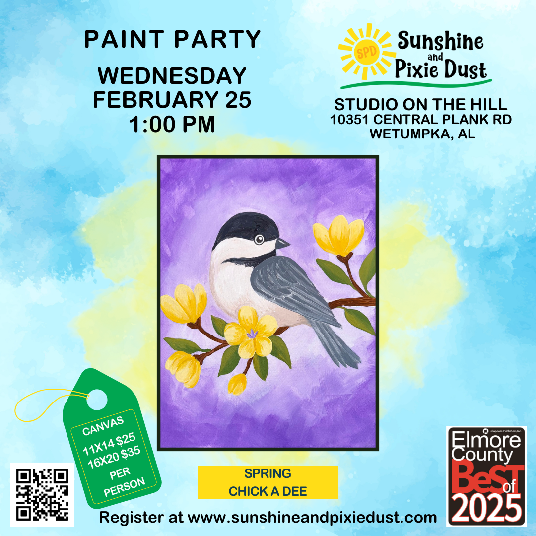 02/25/2026 PM 01:00 Paint Party (SPD Studio)