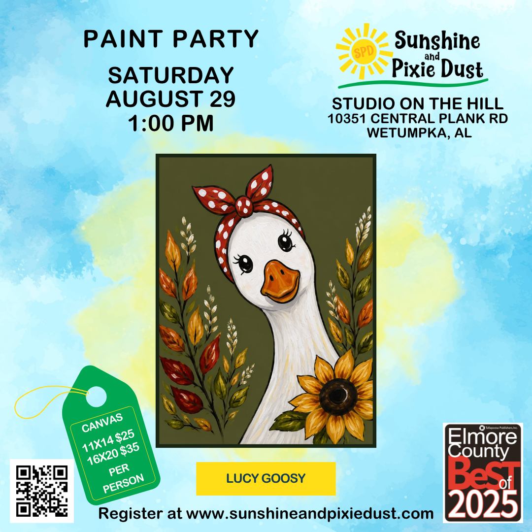 08/29/2026 PM 01:00 Paint Party (SPD Studio)