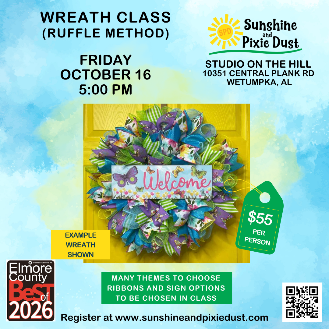 10/16/2026 PM 05:00 Wreath Class (SPD Studio)