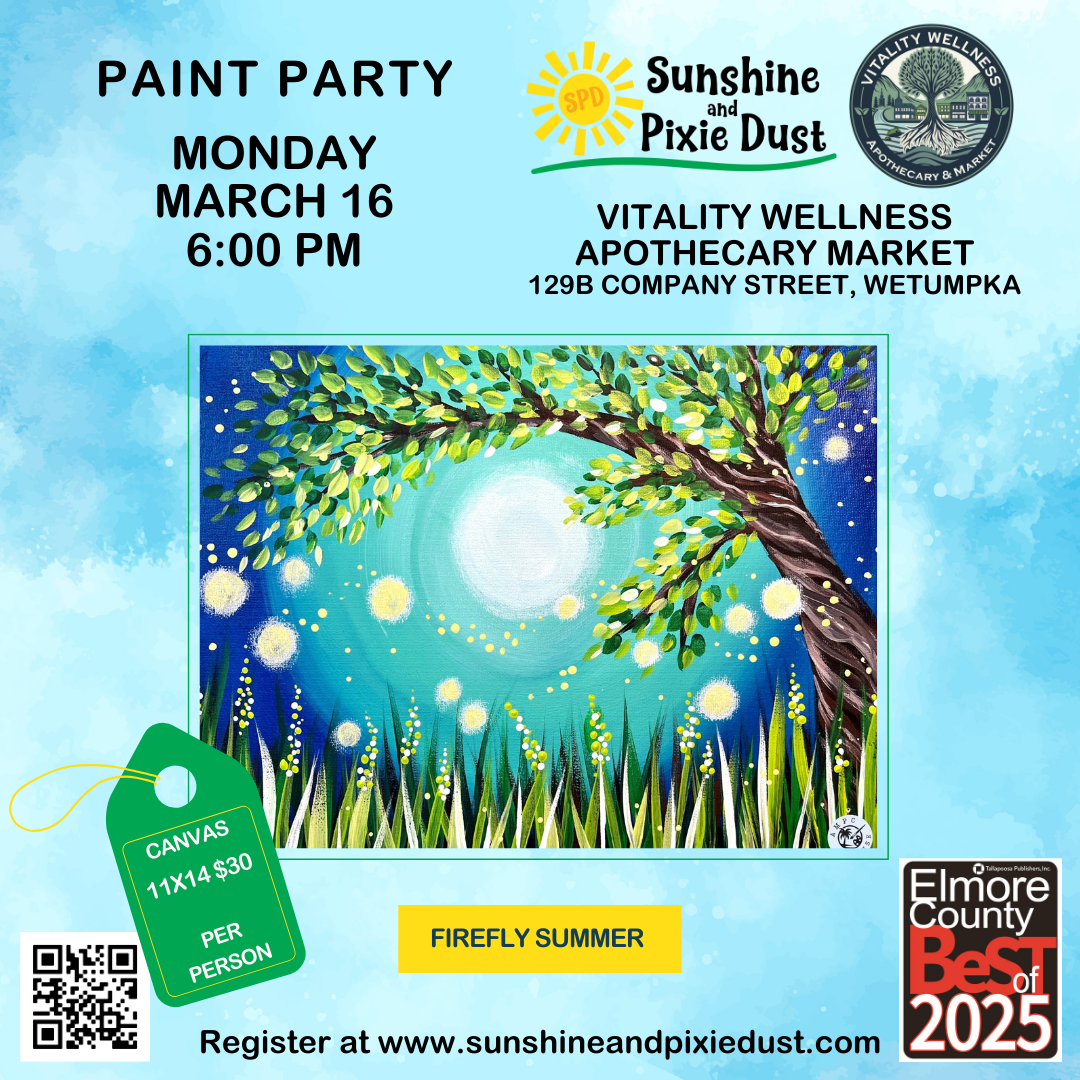 03/16/2026 PM 06:00 Paint Party (Vitality Wellness Apothecary Market)