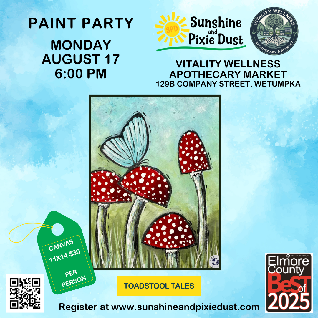 08/17/2026 PM 06:00 Paint Party (Vitality Wellness Apothecary Market)