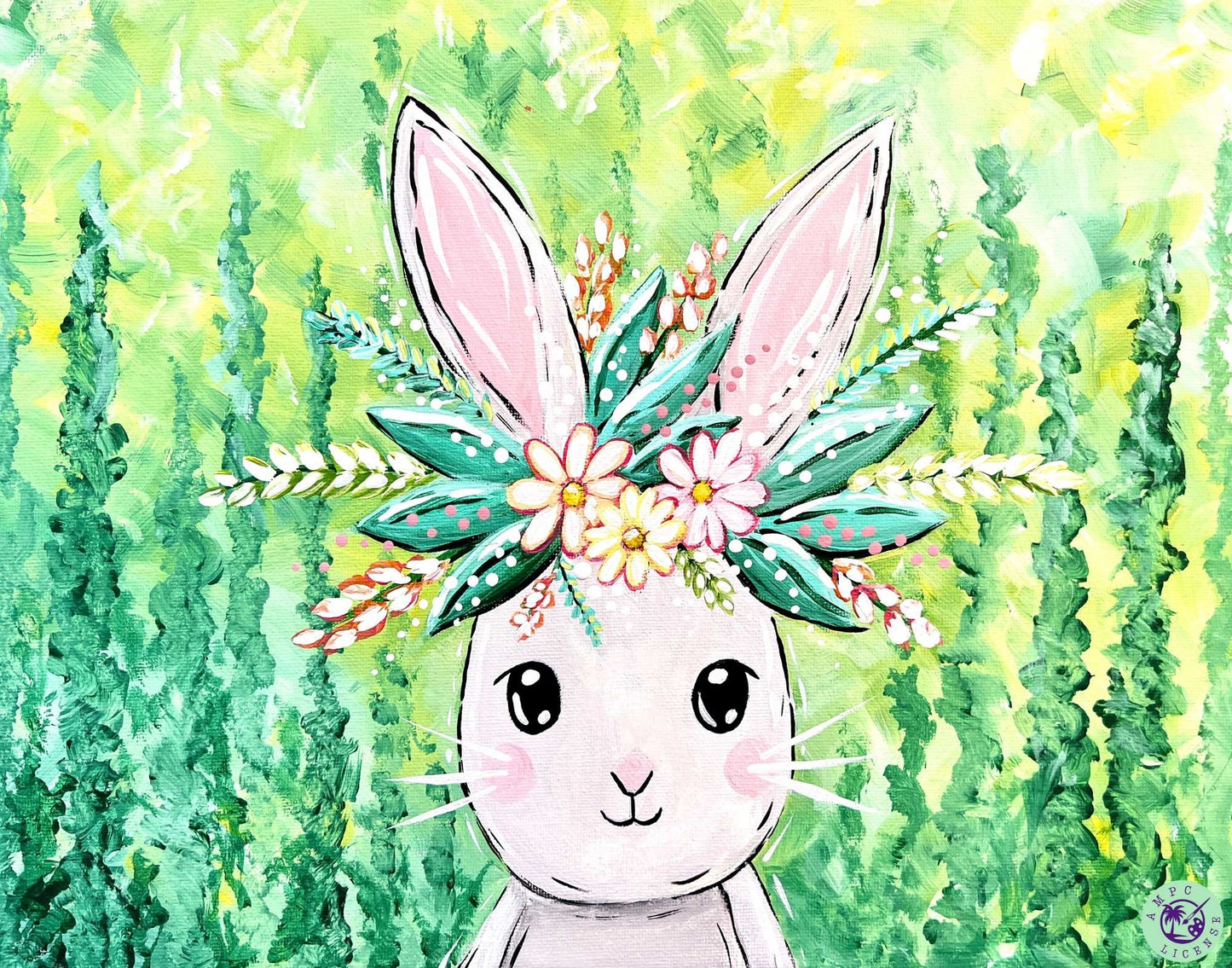 Spring Bunny Paint Kit