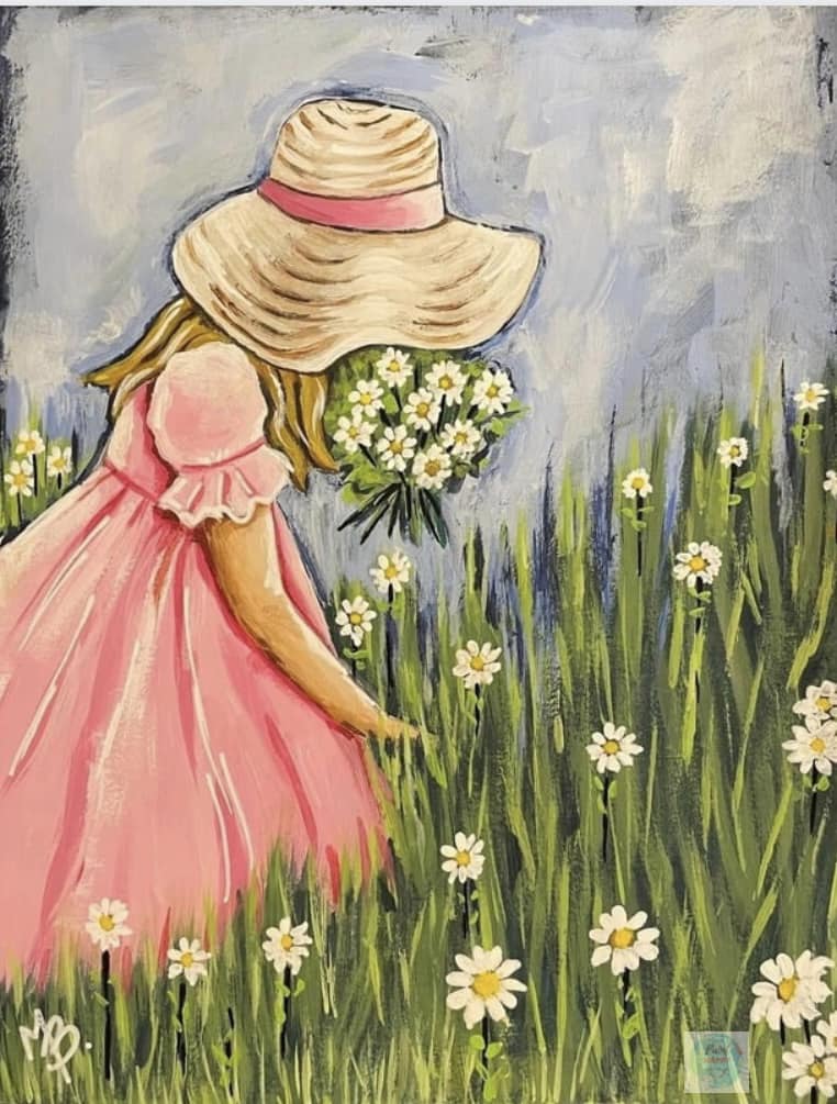 Spring Daisies Paint Kit