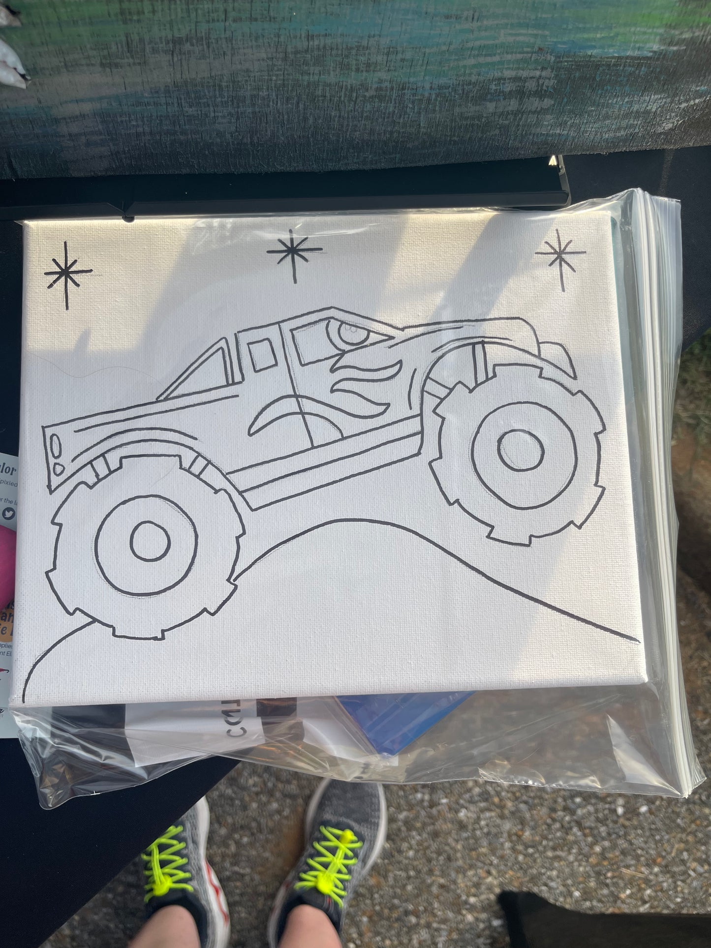 Truck Watercolor Paint Kit