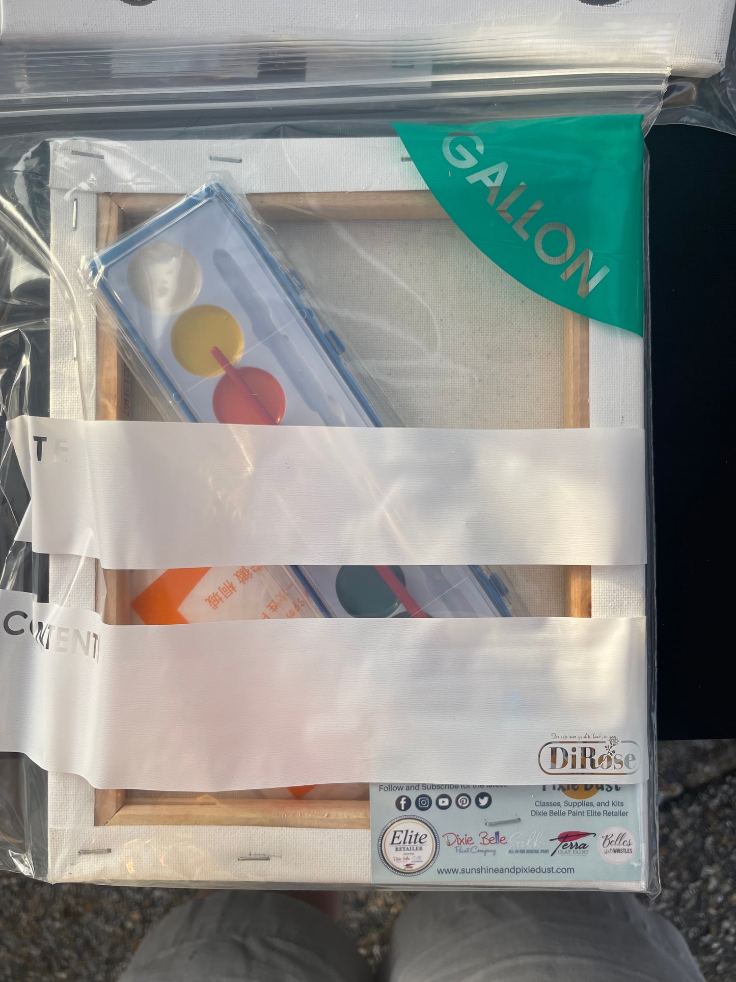 Cute Monster Watercolor Paint Kit