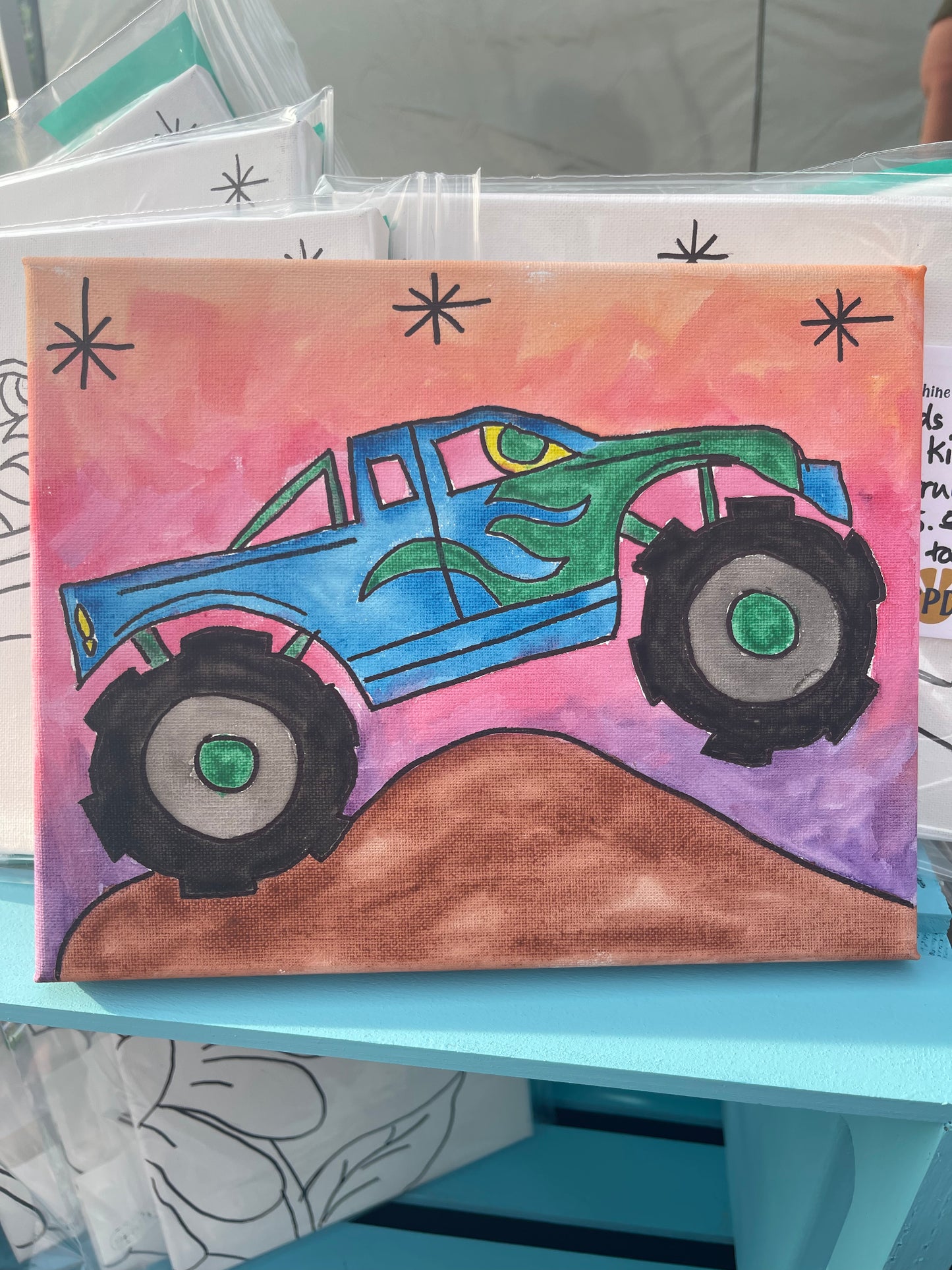 Truck Watercolor Paint Kit