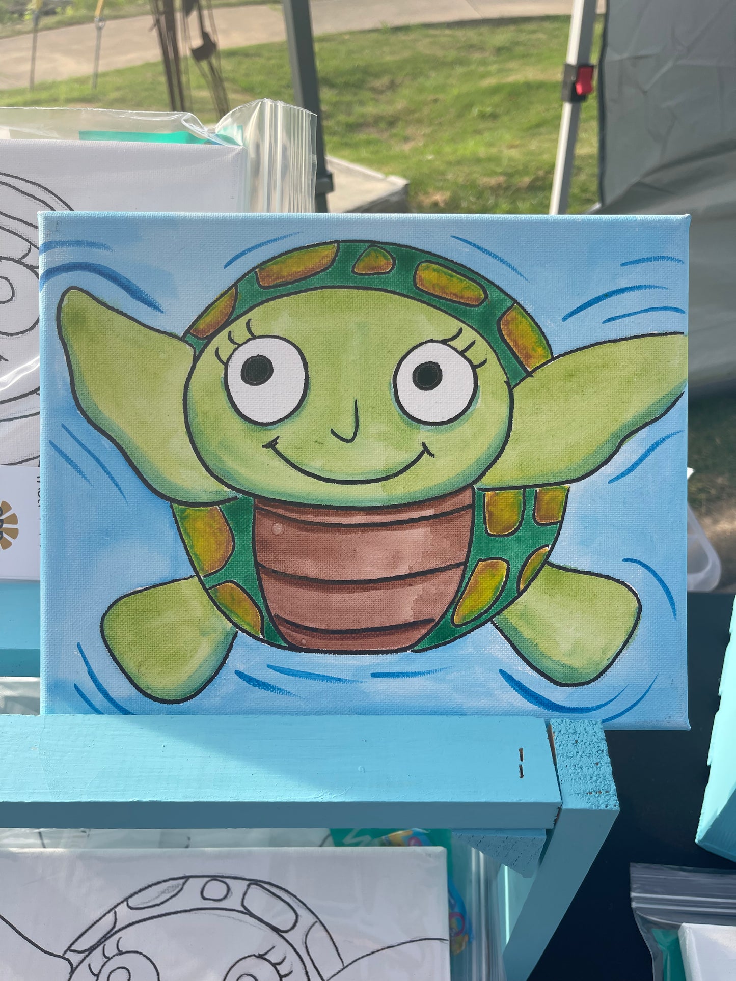 Turtle Watercolor Paint Kit
