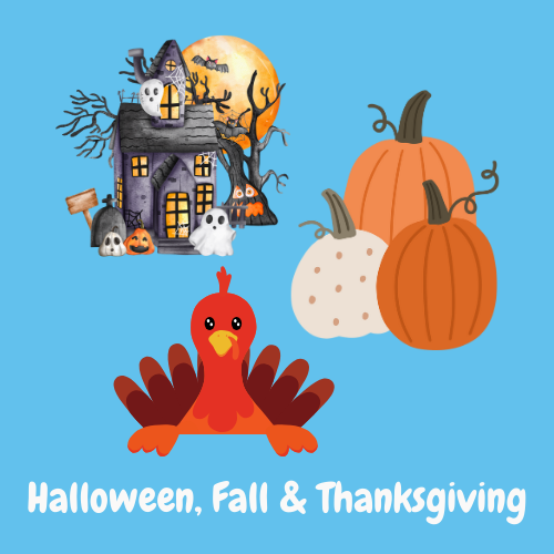 Halloween, Fall & Thanksgiving Acrylic Paint Kits
