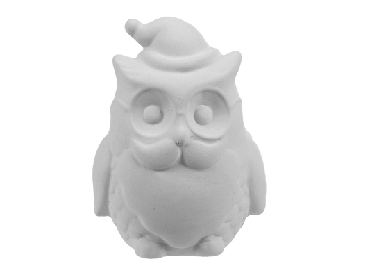 Christmas Owl Party Pal Ceramic