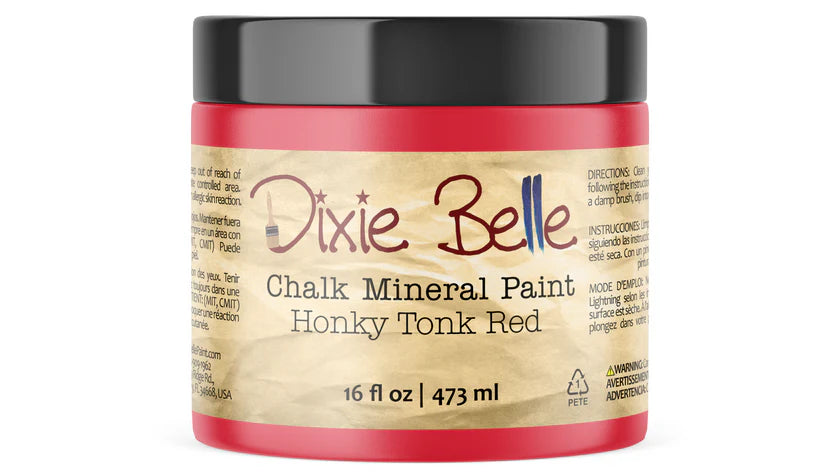 Honky Tonk Red Chalk Mineral Paint