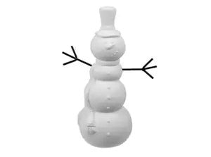 Sir Snowman Dude Ceramic